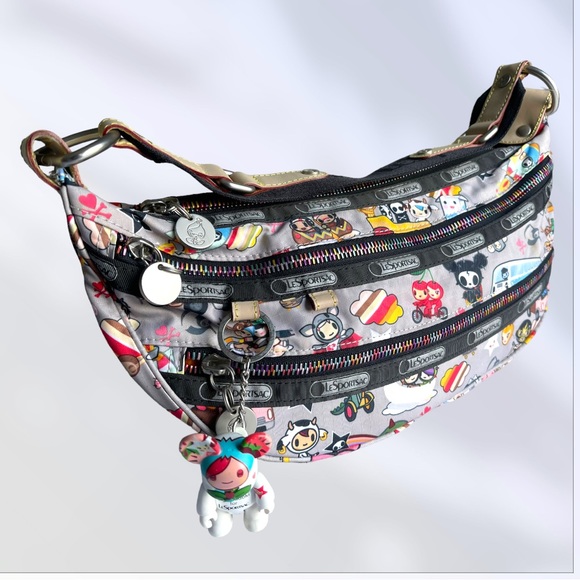 Tokidoki for Le Sportsac banana shoulder bag